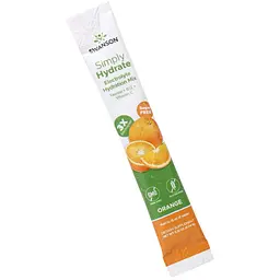 Електролітний комплекс Swanson Simply Hydrate Electrolyte Hydration Mix 30 апельсинових стіків - мініатюра 3