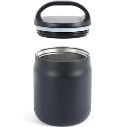 Термос Lifeventure Food Flask 0.6 L Чорний - мініатюра 3