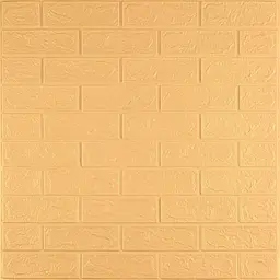 3D панель Sticker Wall самоклеюча цегла 700x770x3мм Жовто - пісочний 009-3 SW-00000229