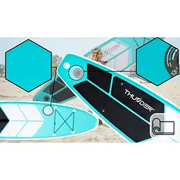 Надувна дошка SUP THUNDER Coast 320 см з веслом Mint - мініатюра 5