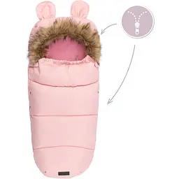 Зимовий конверт MoMi Sleeping bag pink рожевий - мініатюра 3