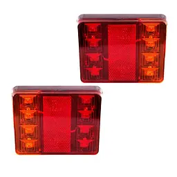 Ліхтар задній BL-64908 8LED/12V/120х95х23mm/2шт