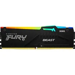 Модуль пам'яті для комп'ютера DDR5 32GB 5600 MHz Beast RGB EXPO Black Kingston Fury (ex.HyperX) (KF556C40BB2A-32)