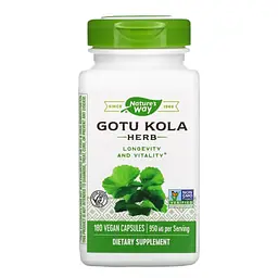 Готу Кола Gotu Kola Herb 475 mg 180 Vegan Capsules Nature's Way vit0006089