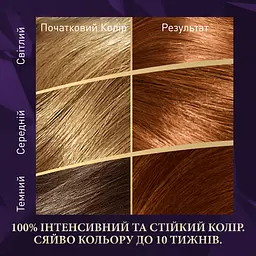 Стійка крем-фарба для волосся Wella Color Perfect 6/74 Бурштиновий темно-русий (4064666598345) - мініатюра 3