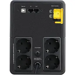 Джерело безперебійного живлення (ДБЖ) APC Back-UPS 1600VA (BX1600MI-GR) [122425] - мініатюра 4