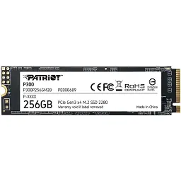 SSD внутрішні Patriot P300 256GB M.2 2280 NVMe PCIe 3.0 x4 (P300P256GM28)