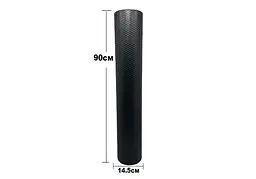 Масажний ролик EasyFit Foam Roller 90 см Чорний (EF-2034-BK) - мініатюра 3