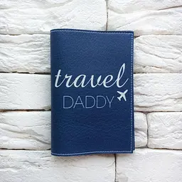 Обкладинка для паспорта Travel Daddy (темно-синій) - мініатюра 2