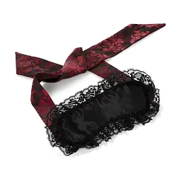 Маска на очі Scandal Eye Mask 127 см чорний з червоним - мініатюра 2