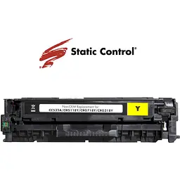 Картридж Static Control для HP CC532A (304A), Canon 718 yellow (002-01-RC532A) - мініатюра 2