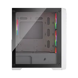Корпус 1stPlayer T5-WH-4F1-W White без БЖ (T5-WH-4F1-W) - мініатюра 5