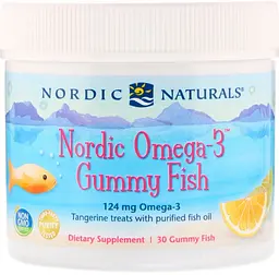 Риб'ячий жир для дітей Nordic Naturals Omega-3 Gummy Fish 124 мг 30 жел таб мандарин