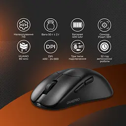 Миша GamePro Genesis Avenger Black (GM096B) [139973] - мініатюра 5