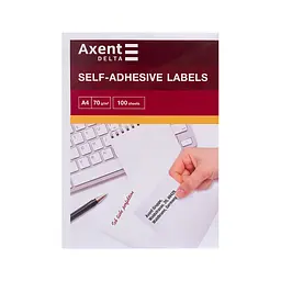 Етикетка самоклеюча Axent 105x48 (12 на листі) с/кл (100 листів) (D4479-A) - мініатюра 1