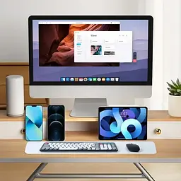 Клавіатура з мишкою бездротова + BT ZYG 806 / Комплект 2 в 1 клавіатура + мишка / Bluetooth клавіатура з підставкою для телефону - мініатюра 5