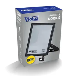 Прожектор LED Violux NORD-S 30W SMD 6000K 2550lm IP65 з датчиком руху ( 400072 ) - мініатюра 3