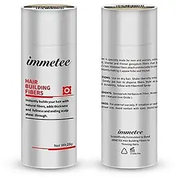 Згущувач для волосся immetee Hair Building Fibers темно-коричневий - мініатюра 2