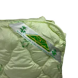 Ковдра полуторна закрита Arda Bamboo 20348 150х210 см салатова - мініатюра 9