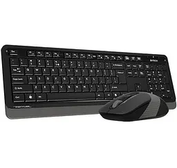 Комплект беспроводная клавиатура и мышь A4Tech FG1010S Fstyler Grey - мініатюра 1