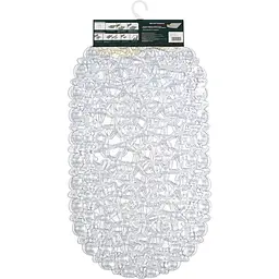 Килимок для ванної Eco Fabric Морська зірка 68х37 см прозоро-білий (6837-005) - мініатюра 4