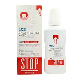 Ополаскиватель Edel+White STOP Irritation 0,12% СНХ, для десен, 300 мл