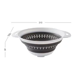 Друшляк складаний MBM My Home KP-74 M біло-сірий 2.5 л  (KP-74 M WHITE/GRAY) - мініатюра 2