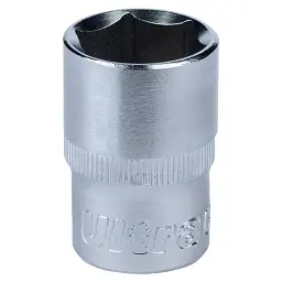 Насадка шестигранна коротка 1/2" 19мм CrV ULTRA (6070192) - мініатюра 2