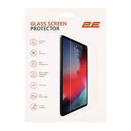 Захисне скло для iPad Pro 11 (2024) 2.5D прозорий 2E teh0024760 - мініатюра 2