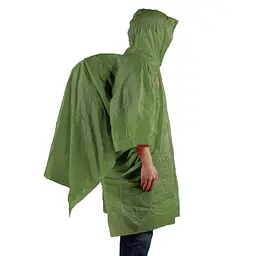 Пончо AceCamp Vinyl Rain Poncho ONE SIZE Зелений