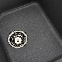 Гранітна мийка для кухні Platinum 7950 Equatoria глянець сірий мусон - мініатюра 3