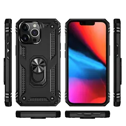 Панель BeCover Military для Apple iPhone 13 Pro Black (707104) - мініатюра 2