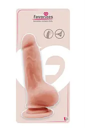 Фалоімітатор All Time Favorites Bendable 18 см тілесний - мініатюра 2