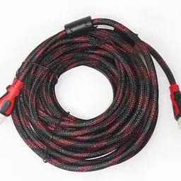 Кабель HDMI-HDMI посилений в обплетенні фільтри ферити v 1.4 шнур UKC 10м - мініатюра 2