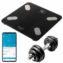 Ваги скляні Adler AD 8186 Smart Body Analyzer - мініатюра 6