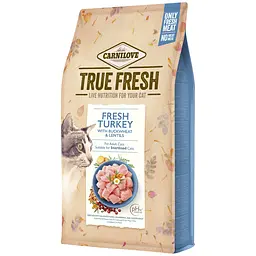 Сухий корм для дорослих котів Carnilove True Fresh Cat з індичкою 1.8 кг