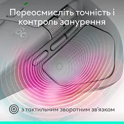 Миша Logitech MX Master 4 Performance Wireless Pale Grey (910-007563) - мініатюра 4