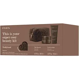 Набір в косметичці Pupa Teddyland Coconut Milk And Cocao Beans: Гель для душа 200 мл + Скраб для тіла 150 мл (8011607393299) - мініатюра 2