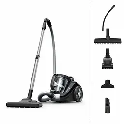 Пилосос Rowenta Compact Power XXL контейнерний чорний (RO4B75EA) - мініатюра 3