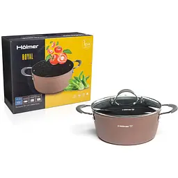 Каструля кована Holmer CR-1341-FABSL Royal з кришкою 4.1 л (CR-1341-FABSL Royal) - мініатюра 7