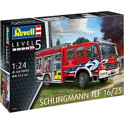 Збірна модель Revell Пожежна машина цистерна TLF 16/25 рівень 5, масштаб 1:24, 228 деталей (RVL-07586) - мініатюра 2