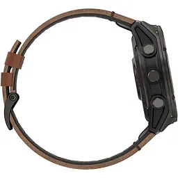 Смарт-годинник Garmin Fenix 8 Pro AMOLED Sapphire 51 мм Carbon Gray DLC Titanium with Chestnut Leather Band 010-03199-40 [145033] - мініатюра 6