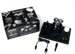 Електробритва Kemei Km-1109 (сухе та вологе гоління) - мініатюра 5