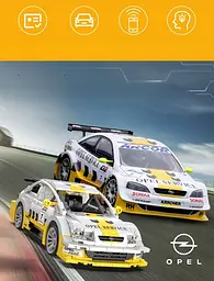 Конструктор машина на радіокеруванні CADA Opel Astra V8 Coupe Auto 330 деталей  - мініатюра 7