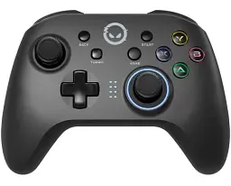 Геймпад Lorgar TRIX 510, Black, бездротовий (Bluetooth / 2.4GHz), Switch / PS3 / PC / Android / iOS, 16 кнопок, вібрація, LED підсвічування, акумулятор 600 mAh, кабель USB Type-C (LRG-GP510)