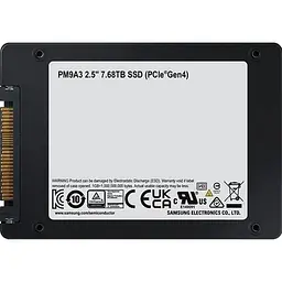 SSD накопичувач Samsung PM9A3 7.68 TB (MZQL27T6HBLA-00A07) [122266] - мініатюра 5