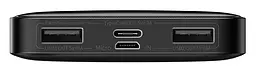 Зовнішній аккумулятор Baseus Bipow Overseas 10000mAh 15W чорний PPBD050001 - мініатюра 4