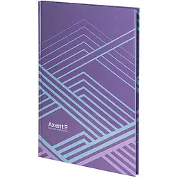 Книга записна A4 Axent Lines 96 аркушів клітка бузкова (8422-583-A) - мініатюра 2