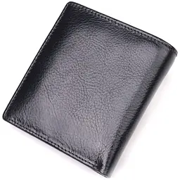 Чоловічий шкіряний гаманець ST Leather 9х10х1 см acs0024019 - мініатюра 2
