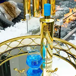 Горілка Au Vodka Blue Raspberry 35.2% 0.7 л - мініатюра 5